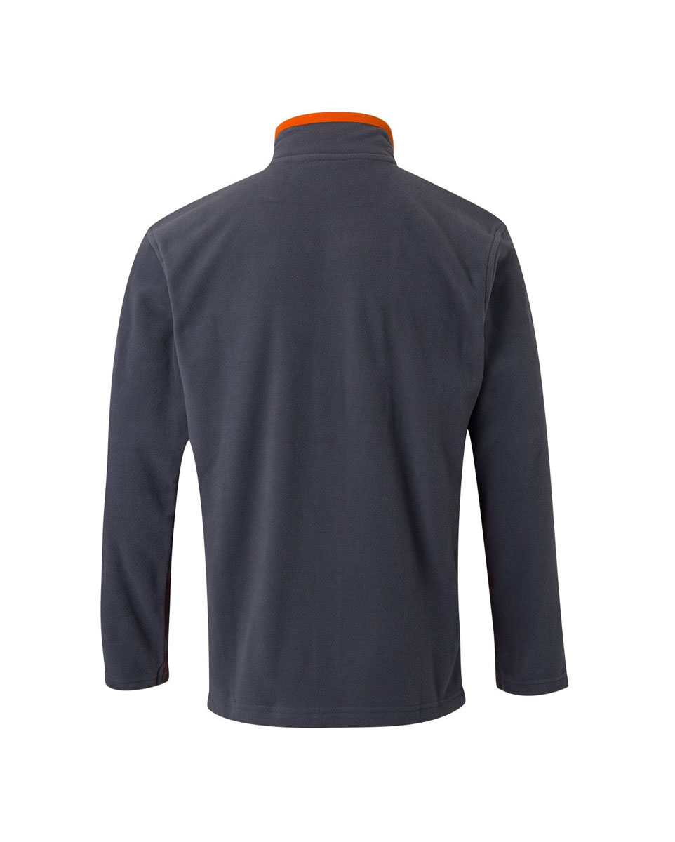 201504 Grey Orange 2 Προϊόν Ζακέτα Φλις Δίχρωμη 201504 - Velilla Ζακέτα φλις δίχρωμη 201504 - Velilla - Image 6