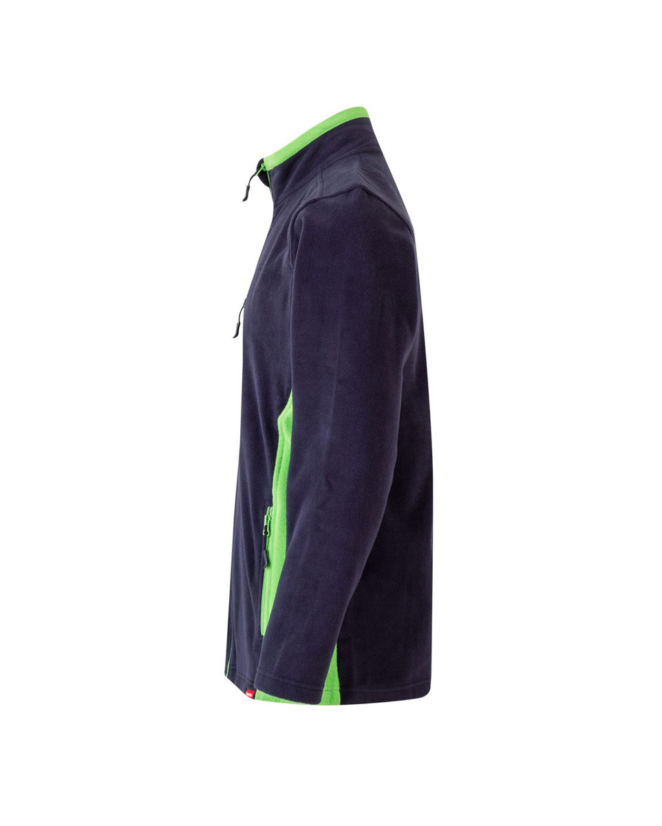 201504 Navy Lime 3 Προϊόν Ζακέτα Φλις Δίχρωμη 201504 - Velilla Ζακέτα φλις δίχρωμη 201504 - Velilla - Image 3