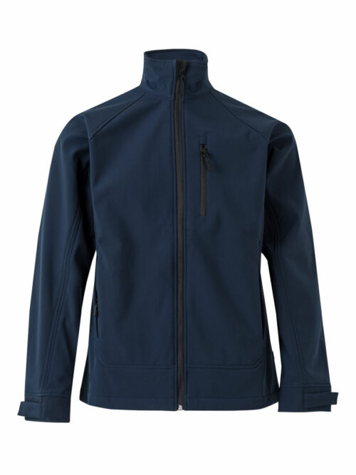 Μπουφάν σκούρο μπλε softshell 206005 Velilla μπροστά όψη