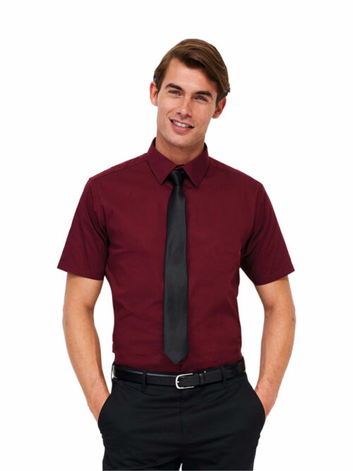 Πουκάμισο ανδρικό Broadway της Sol's μπορντώ