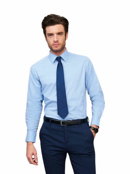 Πουκάμισο ανδρικό Brighton της Sol's γαλάζιο