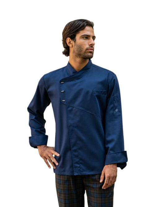 Σακάκι σεφ Emanuel της Giblor's μπλέ