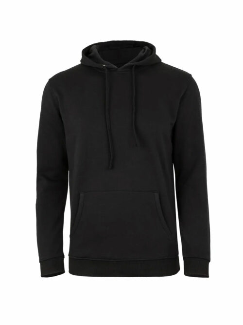 Μπλούζα φούτερ με κουκούλα MK605V από την Mukua μαύρη