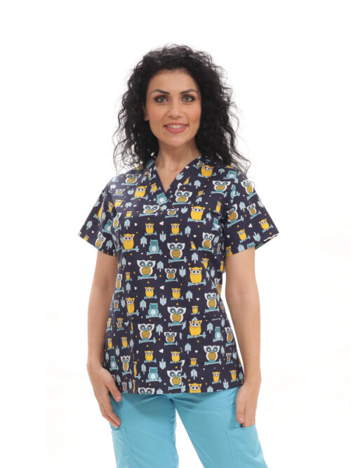 Μπλούζα με τύπωμα και V Bambina της Palltex