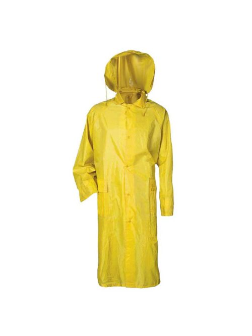 Αδιάβροχη unisex καπαρντίνα κίτρινη Stenso