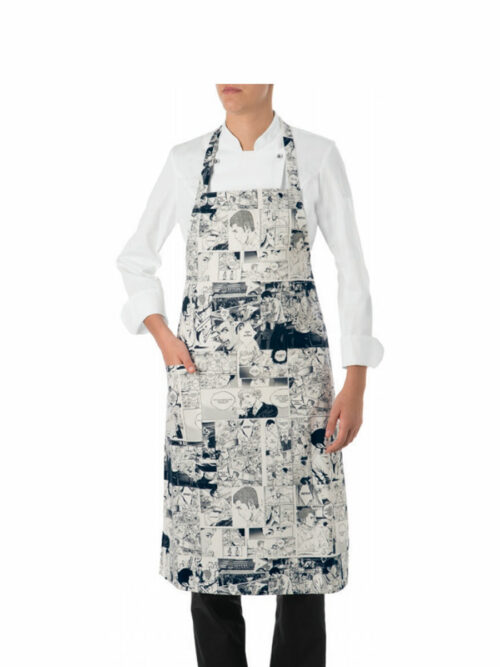 ποδιά λαιμού Parigi Comics της Giblor's με κομικ