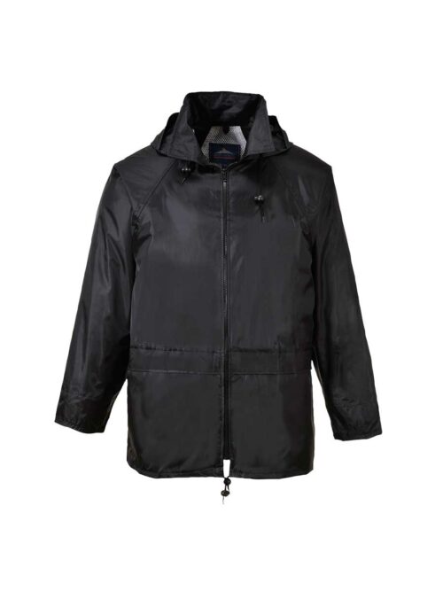 Αδιάβροχο σακάκι S440 – Portwest μαύρο με κουκούλα