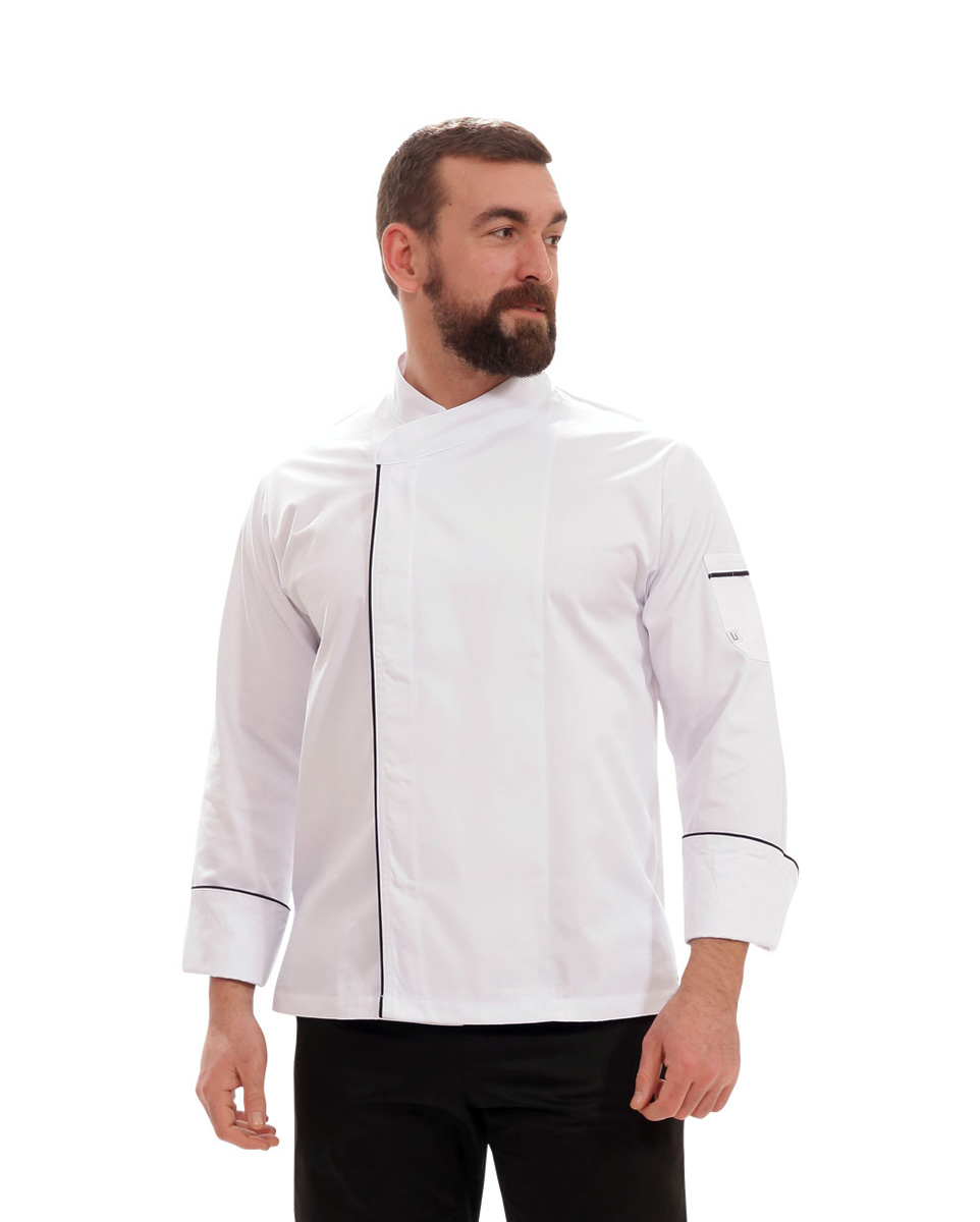S Chef 1000 Leyko 1 Προϊόν Σακάκι Σεφ 1000 - Uniform Unisex μακρυμάνικο σακάκι σεφ 1000 της Uniform