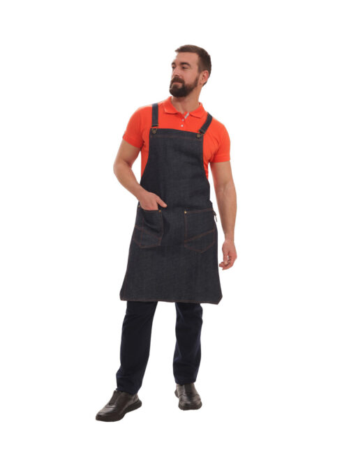 Ποδιά Λαιμού Salopeta X της Uniform denim